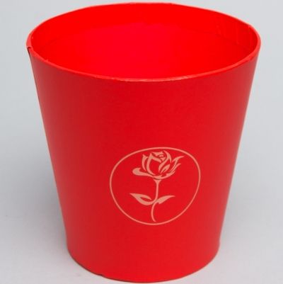 Коробка Конус 10,5x10,5смх7см, красный; Китай