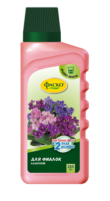 Удобрение для фиалок, флакон, 285мл; Цветочное Счастье 