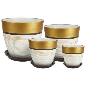 Горшок керамический Бутон Бруно РС144 (2-й из набора), 15х15см, 2л; Россия