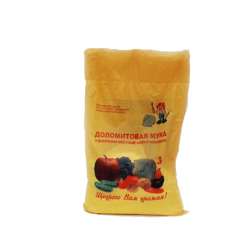 картинка Удобрение садовое Доломитовая мука, 3кг от магазина Флоранж