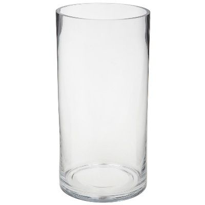 Ваза стеклянная Трубка цилиндр, 20х40см; Китай