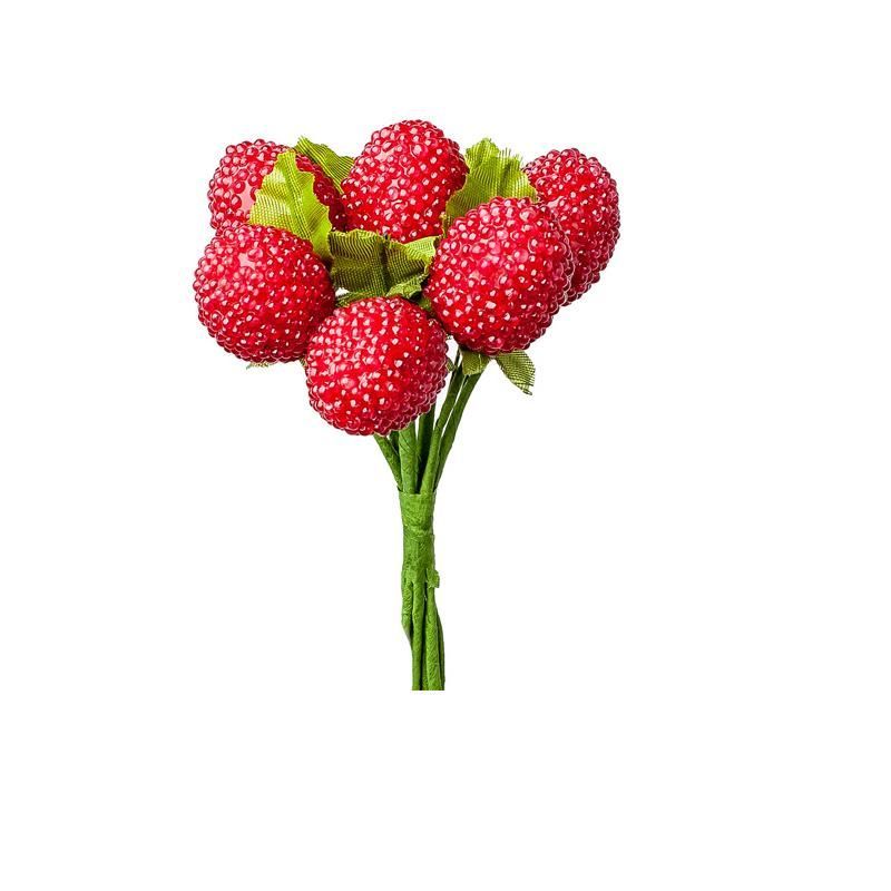 Набор малины на вставках 6шт., D2.3x3xL12см