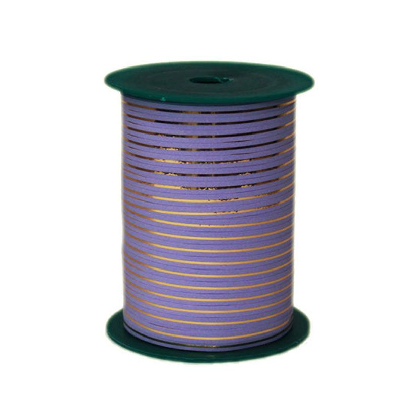 Лента в бобине пластик с золотой полоской, 5ммх225м; Польша