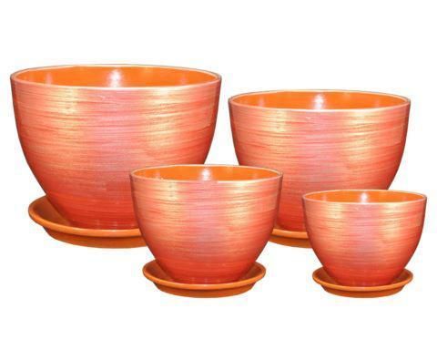 Горшок керамический Венеция 313 (3-й из набора), 18х18см, 3л; Россия