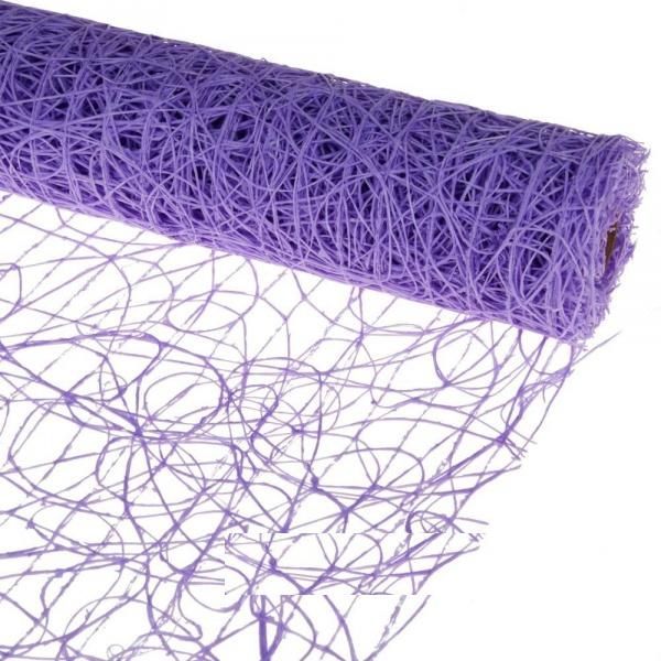 Рулон сетка Сизаль, сиреневый, 53смх4,5м; Корея