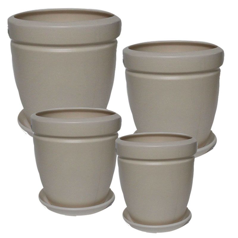 Горшок керамический Модерн (2-й из набора), 23,1х21,2см, 6л; Россия