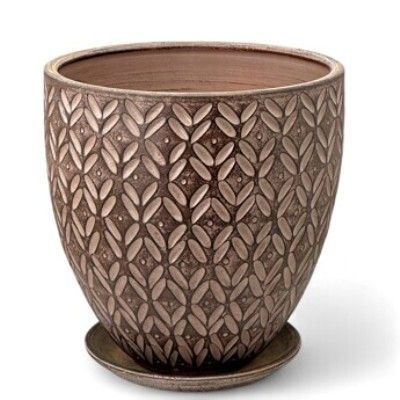 Горшок Ажур слива бутон 2 24смх24см, 7,5л; Россия