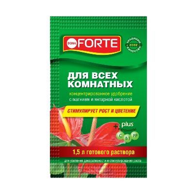 картинка Удобрение для комнатных Красота, пакет, 10мл; Бона Форте от магазина Флоранж
