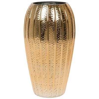 Ваза Ruth (стекло) D15xH25см, золото