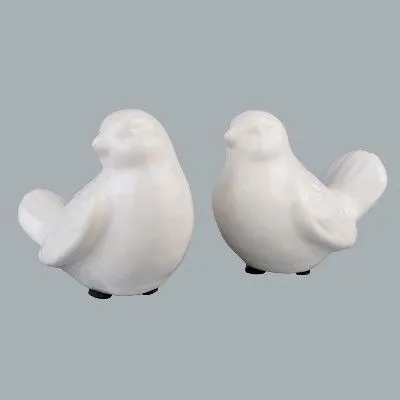 картинка Сувенир Птичка (керамика), 10x7x8см, белый от магазина Флоранж