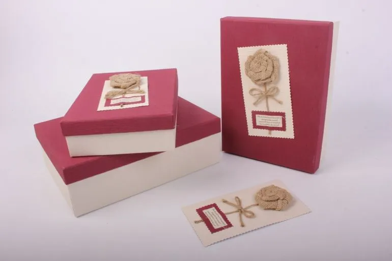 Коробка прямоугольник Текстурный 20051-1 (1-й из набора) 22х16х6,5см; Китай