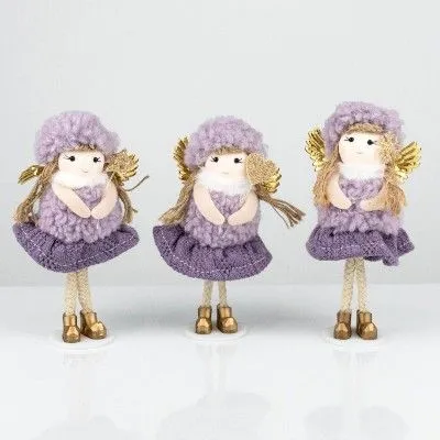картинка Сувенир Девочка, H14х4х3см, сиреневый от магазина Флоранж
