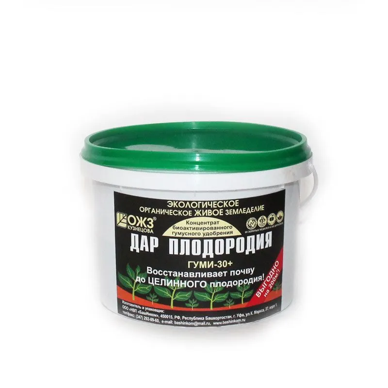 картинка Удобрение садовое Гуми 30 Дар плодородия, 0,5л от магазина Флоранж