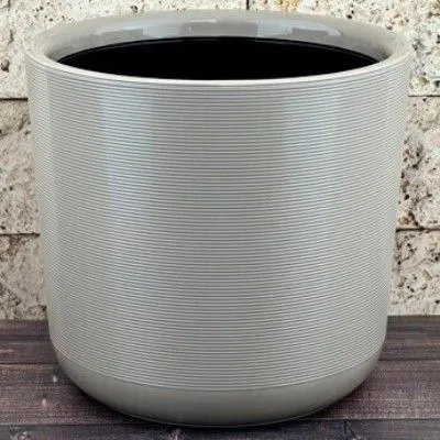 Горшок пластиковый Лион, фраппе, 30х30см, 16,6л; Россия