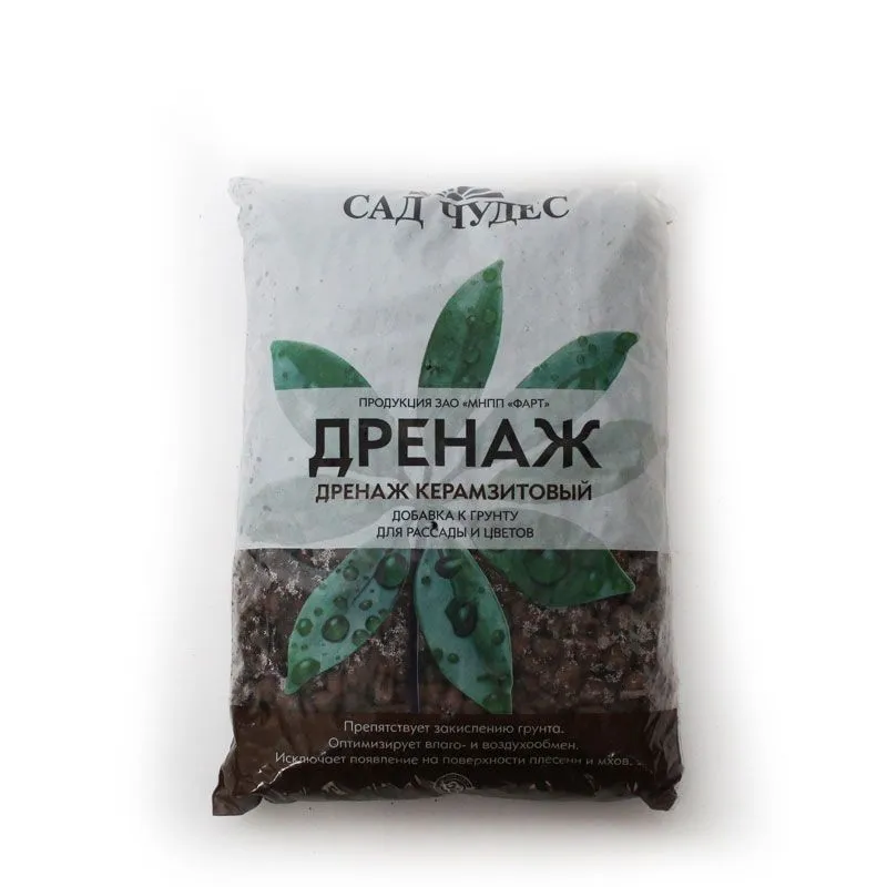 картинка Дренаж керамзитовый крупный, 2л; Фарт от магазина Флоранж