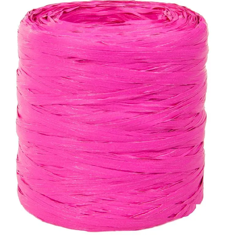 картинка Рафия в бобине, ярко-розовый, 200м; Польша от магазина Флоранж