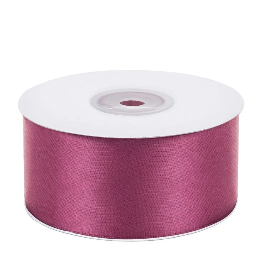 Лента атласная односторонняя, 38ммх25м; Китай