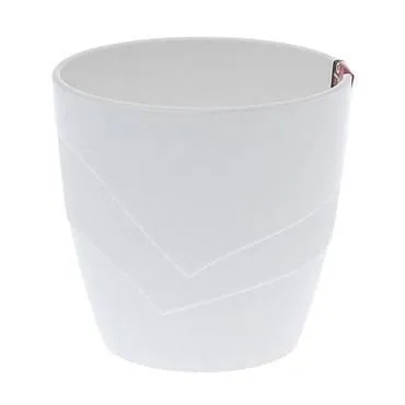 Горшок пластиковый Грация, коричневый, 2л; Россия