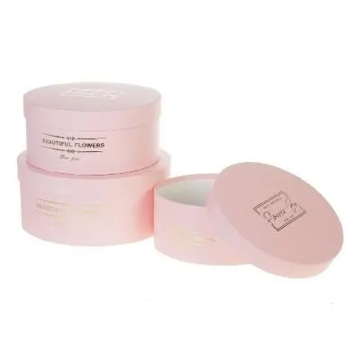 картинка Коробка цилиндр 301615 (2-й из набора) D22,5xH10,5 см; Китай от магазина Флоранж