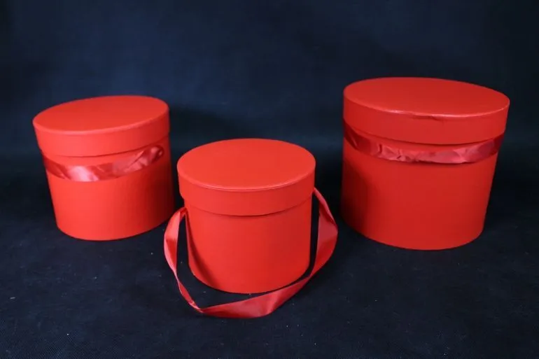 Коробка Цилиндр 20282-3/56966 (1-й из набора) 15,5х13,5см; Китай