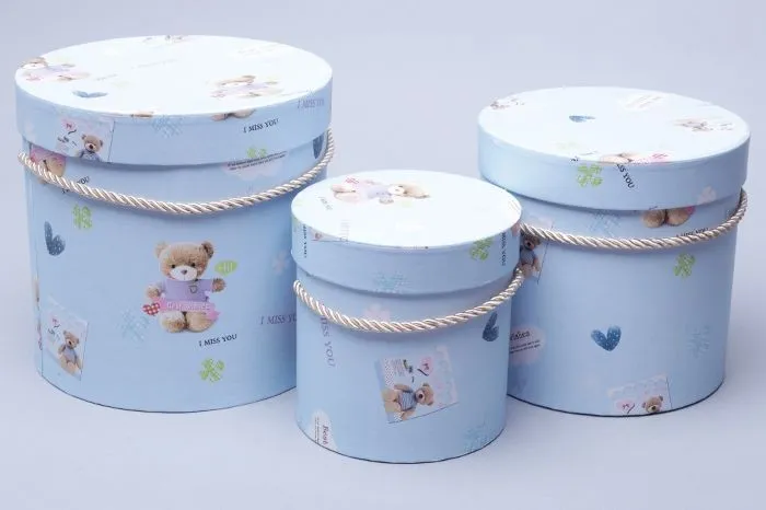 Коробка Цилиндр 72887 (3-й из наб) 18х17,2см; Китай