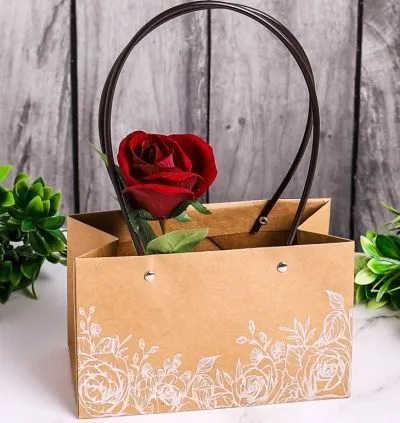 Сумка Мастхэв крафт FB23081, 22х10х13см; Китай