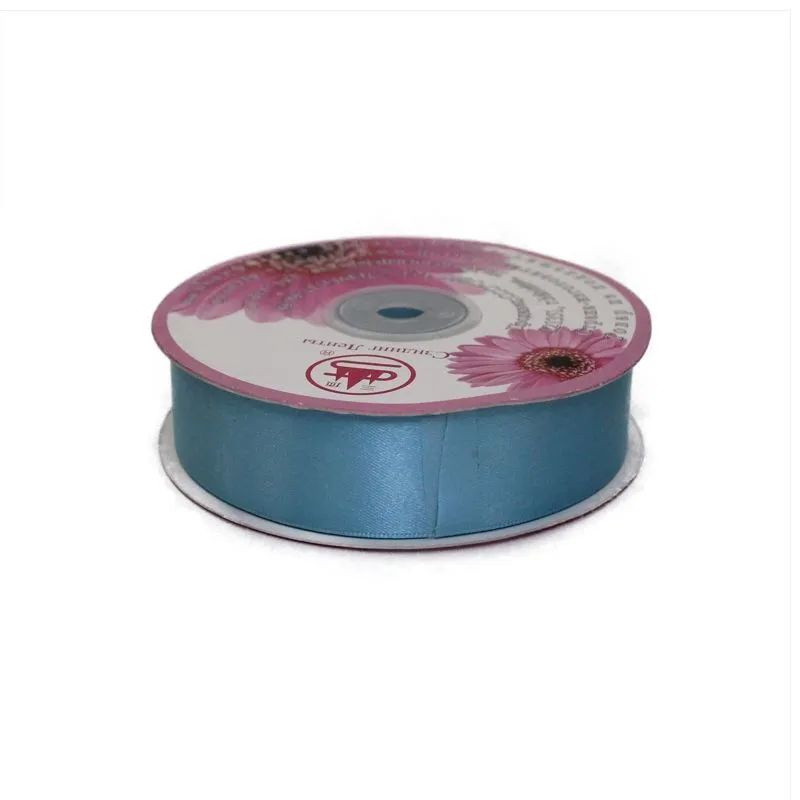 Лента атласная двухсторонняя, 25ммх22м; Китай