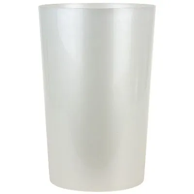 Вазон пластик Инфинити, D15xH23 см, 4л, белый