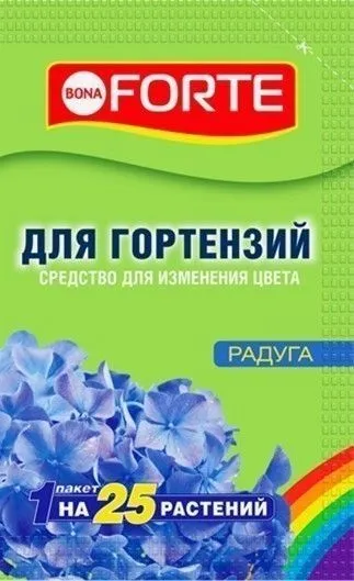 Средство для изменения цвета гортензии Радуга Бона Форте, 100г