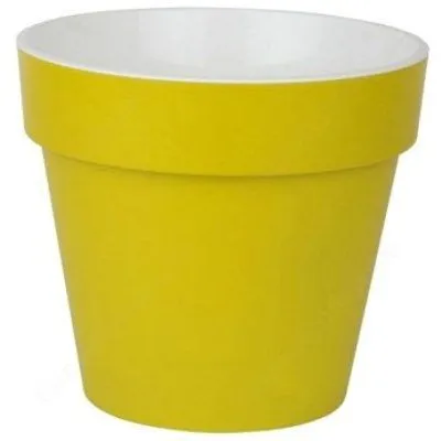 Горшок пластиковый Протея, фисташковый, 23,5х22,5см, 6л; Россия
