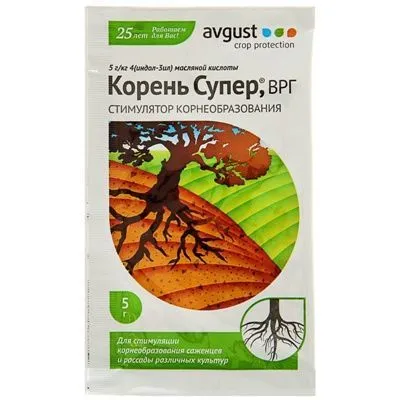 картинка Регулятор роста растений Корень супер, пакет, 4г; Россия от магазина Флоранж