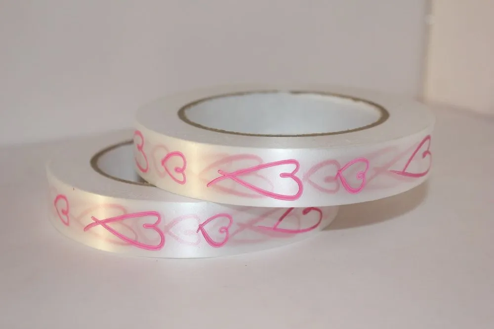 Лента пластик Сердца, 2смх50м; Россия