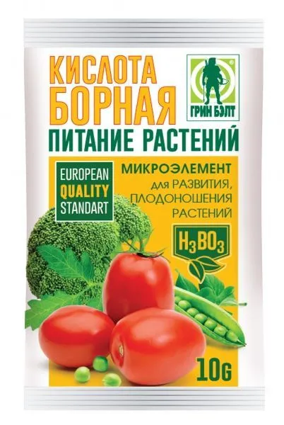 картинка Удобрение садовое Борная кислота, 10г; Россия от магазина Флоранж