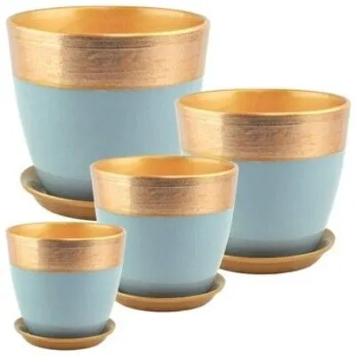 Горшок керамический Бутон Валенсия РС119 (1-й из набора), 12х12см, 1л; Россия