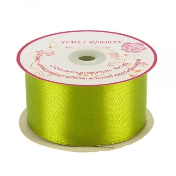 картинка Лента атласная односторонняя, 38ммх22м; Китай от магазина Флоранж