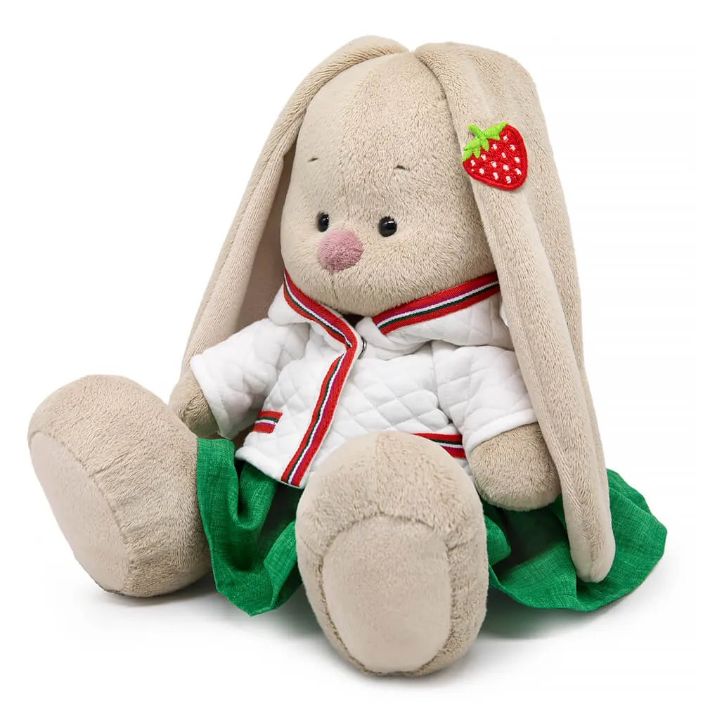 Игрушка Зайка Ми в курточке и с земляничкой на ушке (большая) SidM-657