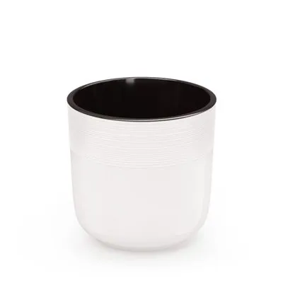 Горшок пластиковый Линель двойной с автополивом, белый, 16х16см, 2,7л; Россия