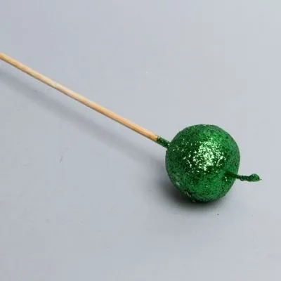 картинка Вставка Яблоко засахаренное  4.5х50см, зеленое от магазина Флоранж