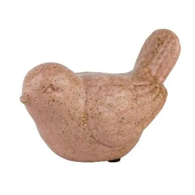 картинка Сувенир Птичка (керамика), 13,5x8x9см, розовый от магазина Флоранж