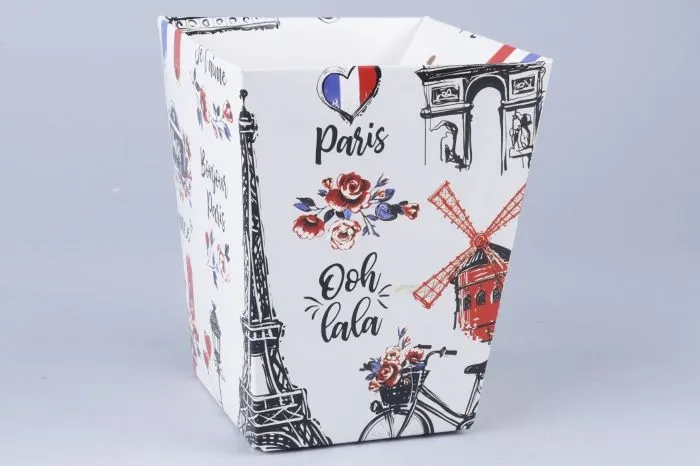 сумка Плайм 70397  для цветов H150 D120/90 Серый Париж