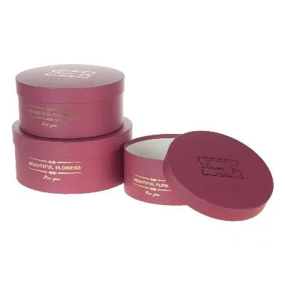 Коробка цилиндр 301660 (2-й из набора) D22,5xH10,5 см; Китай