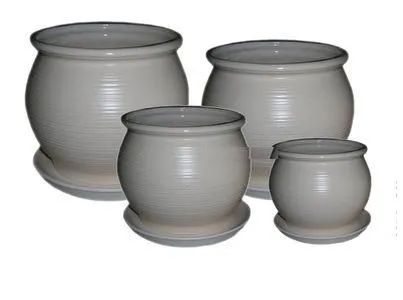 Горшок керамический Марс (3-й из набора), 16,2х13см, 1,8л; Россия