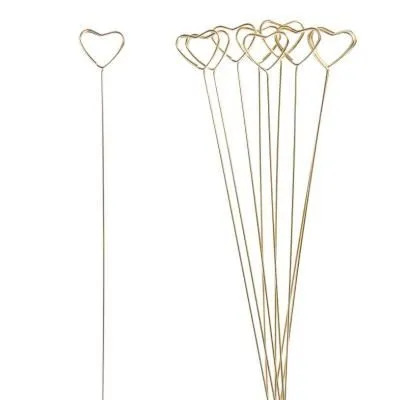 Крепеж для открыток в букете Сердечко, H34,5см