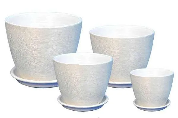 Горшок керамический Кассандра 347056 (3-й из набора), 16х15см, 2л; Россия