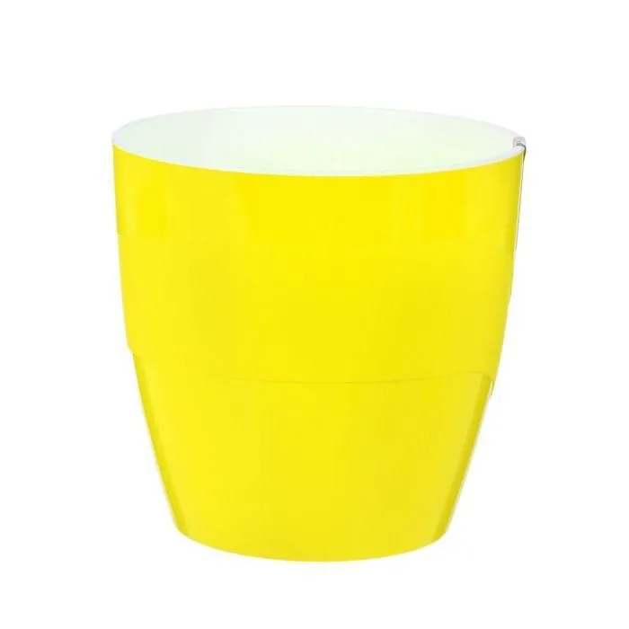 Горшок пластиковый Грация, фисташковый, 2л; Россия