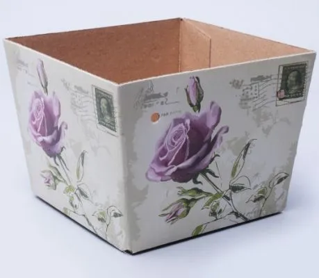 картинка Сумка Плайм 82036  для цветов H110 D150/125 Одинокая роза от магазина Флоранж