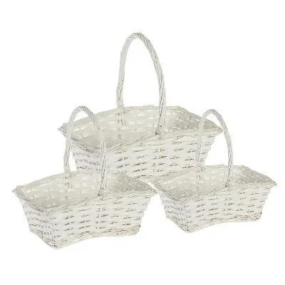 Корзина плетеная 779083 (№1 из 3шт.), (ива), 22,5х13,5хН8/20см