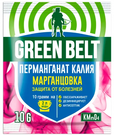 Средства защиты сад перманганат калия GREEN BELT  10гр; Техноэкспорт