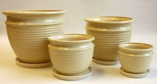 Горшок керамический Ирма (3-й из набора), 13,4х17,4см, 2л; Россия