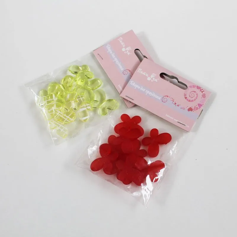 картинка Бусы Мотылек 3х2,2см (10шт.) от магазина Флоранж